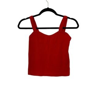 Red Going Out Crop Top